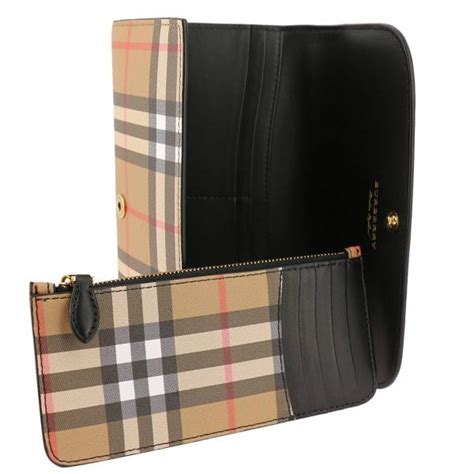 burberry wallet with zipper button|burberry outlet wallet.